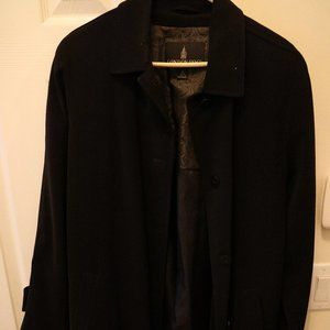 London Fog Black Trench Coat